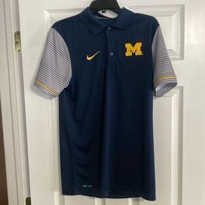 Nike Dri-fit Polo, University of Michigan